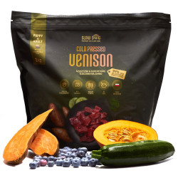 SlowDog Cold Pressed Venison 3 kg – natural grain-free dry food | Pupilowa Kraina