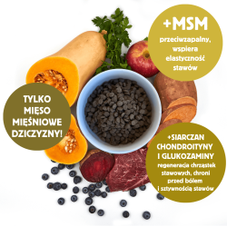 SlowDog Cold Pressed Venison 3 kg – natural grain-free dry food | Pupilowa Kraina