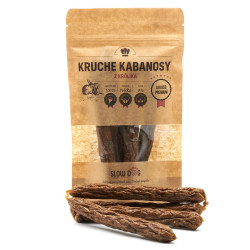 SlowDog Kabanosy z królika 100% mięsa 100 g – naturalny przysmak monobiałkowy | Pupilowa Kraina