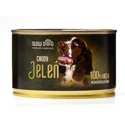 Karma mokra dla psa SlowDog Chudy Jeleń 410 g – monobiałkowa, naturalna | Pupilowa Kraina