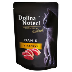 Karma mokra dla kota Dolina Noteci Sterilised kaczka 85 g – pełnoporcjowa dieta po sterylizacji