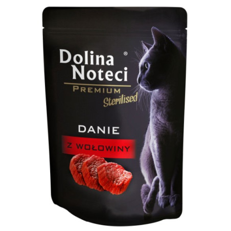 Karma mokra dla kota Dolina Noteci Sterilised wołowina 85 g – dieta po sterylizacji