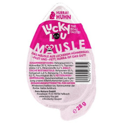 Przysmak dla kota Lucky Lou Mausle Kurczak 28 g – naturalna przekąska