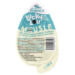 Przysmak dla kota Lucky Lou Mausle Tuńczyk 28 g – naturalna rybna przekąska