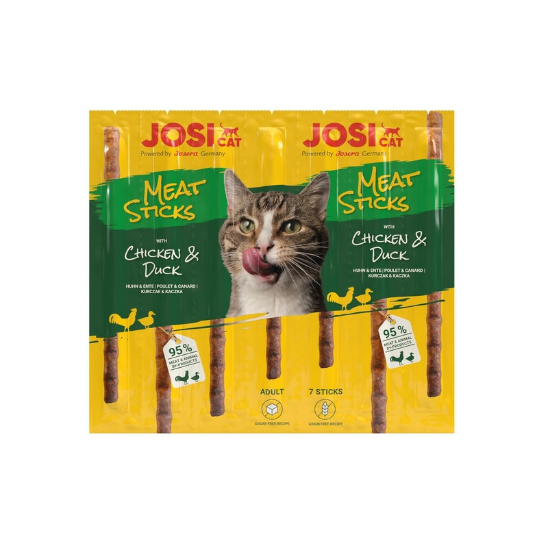 Cat treats Josera JosiCat Meat Sticks Chicken  Duck 35 g – meat sticks
