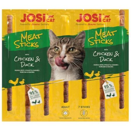 Przysmaki dla kota Josera JosiCat Meat Sticks Kurczak  Kaczka 35 g – mięsne pałeczki