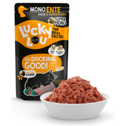 Karma mokra dla kota Lucky Lou SuperMono Kaczka 125 g – monobiałkowa dieta
