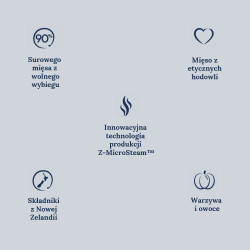 Ziwi Peak Steam  Dried Kurczak z Makrelą 800 g – naturalna karma sucha dla kota