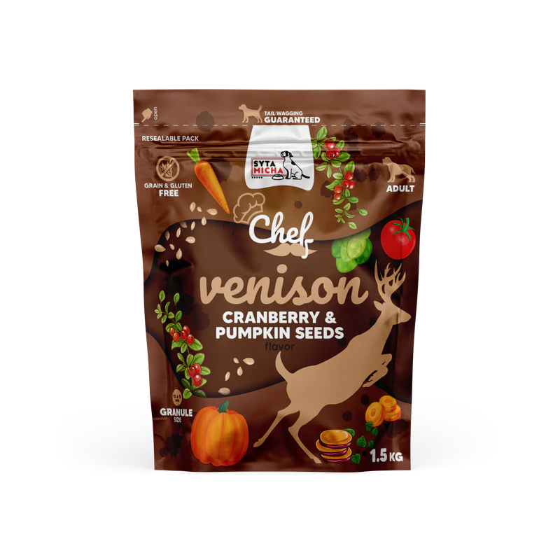 Syta Micha game with cranberry and pumpkin seeds 1.5kg – dry dog food