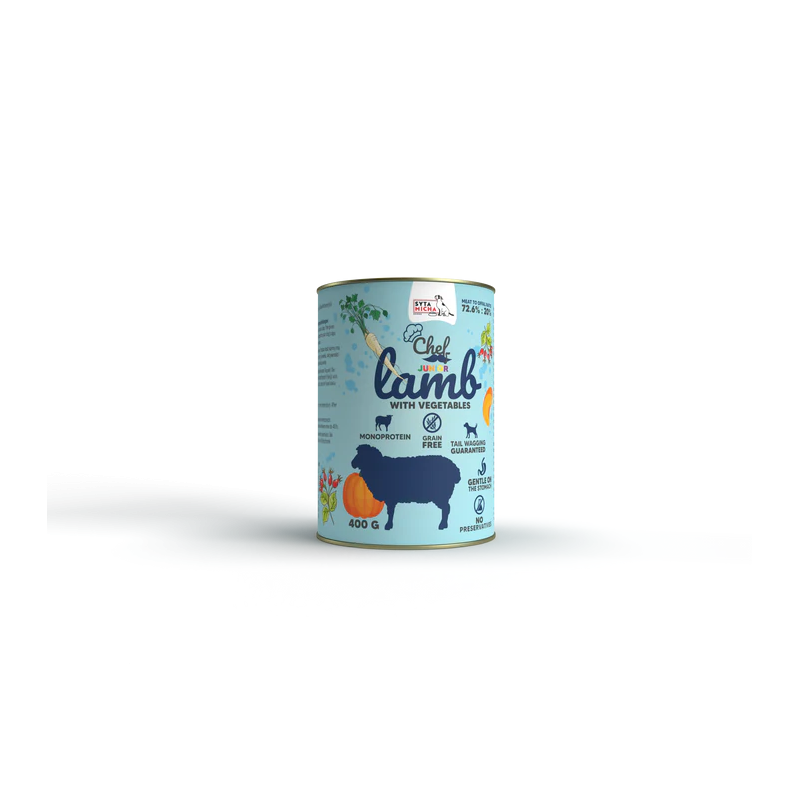 Syta Micha lamb with vegetables JUNIOR 400g – wet food for puppies