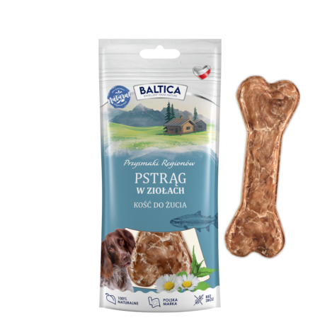 Baltica SR Kość z pstrągiem 1 szt. – naturalny przysmak dla psa