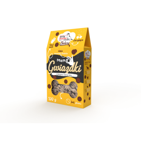 Syta Micha mini star cookies with game meat and elderberry 100g – dog treats