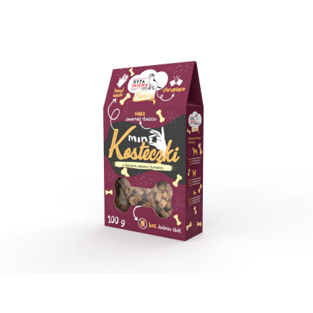 Syta Micha mini cube cookies with game meat 100g – dog treats