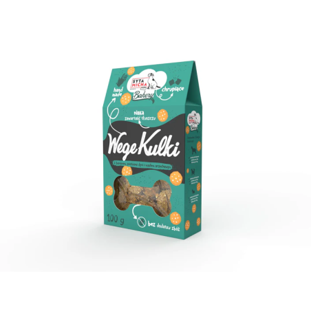 Syta Micha baked veggie balls 100g – plant-based dog treats
