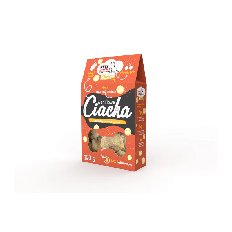 Syta Micha vanilla cookies with game meat 100g – dog treats