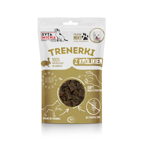 Syta Micha Trenerki z królikiem 80g – przysmaki treningowe dla psa