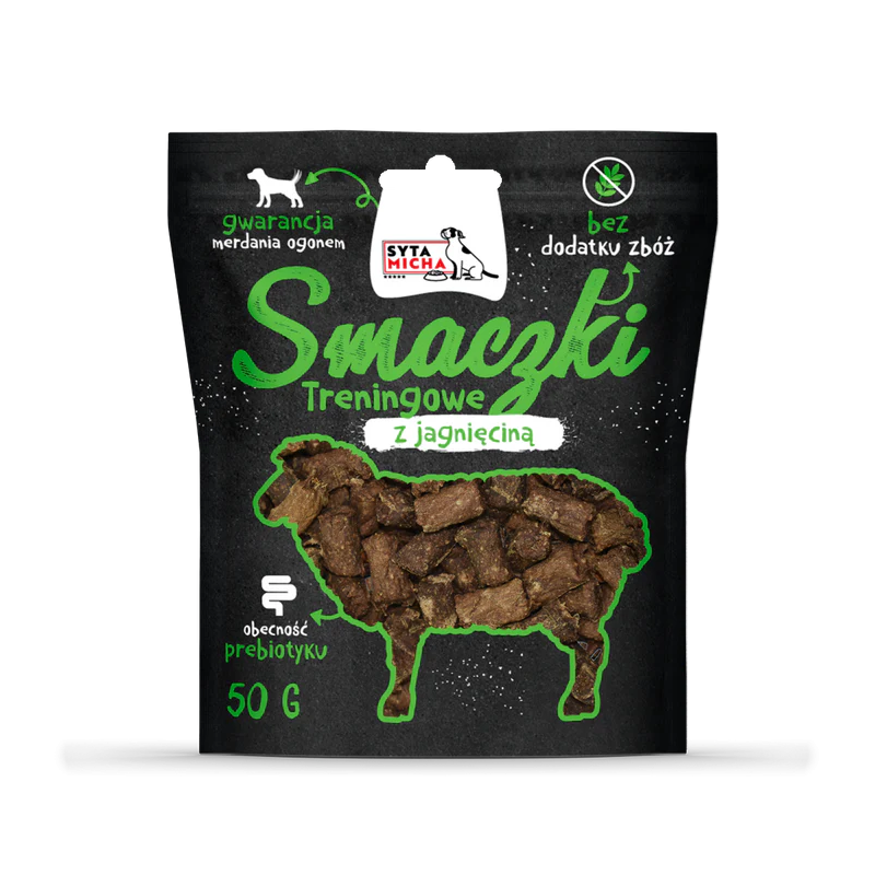 Syta Micha smaczki treningowe z jagnięciną 50g – przysmaki dla psa