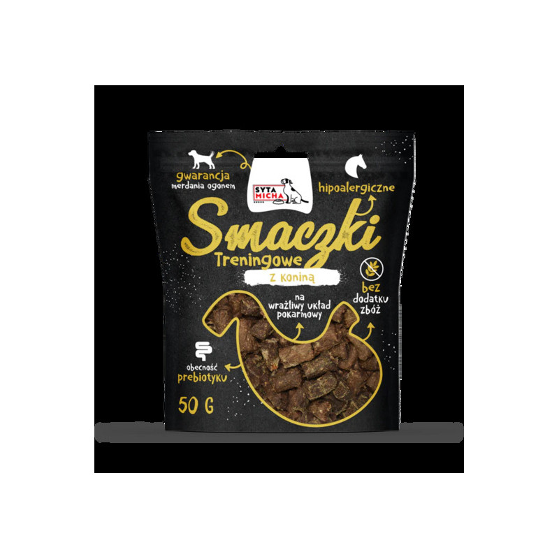 Syta Micha smaczki z koniną 50g – delikatny układ pokarmowy