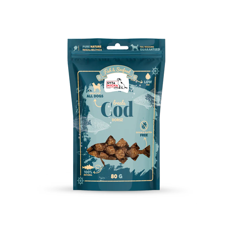 Syta Micha Fish  Seafood cod 80g – dog treats