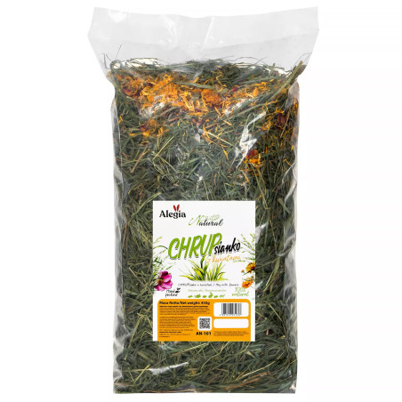 Alegia Natural CHRUPsianko z kwiatami 450g – przysmak dla gryzoni