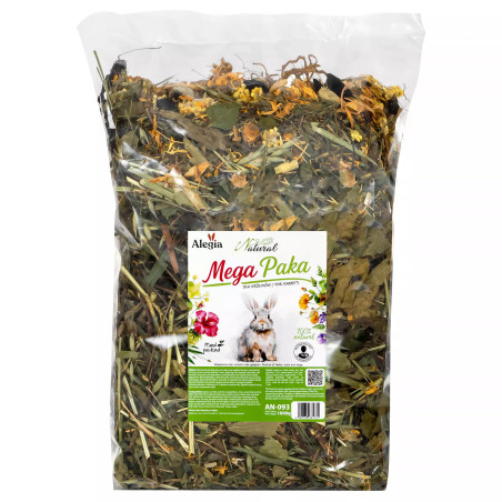Alegia Natural Mega Paka dla Królika 1000g – naturalna karma