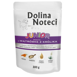 Dolina Noteci Premium Junior bogata w wątróbkę z królika 300g – karma mokra dla szczeniąt
