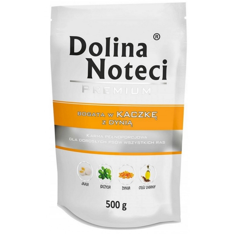 Dolina Noteci Premium duck with pumpkin 500g – wet dog food