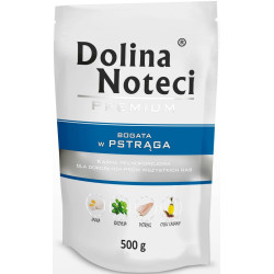 Dolina Noteci Premium bogata w pstrąga 500g – karma mokra dla psa