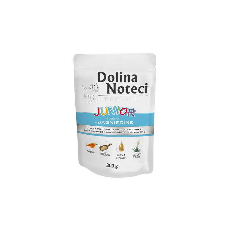 Dolina Noteci Premium Junior bogata w jagnięcinę 300g – karma mokra dla szczeniąt