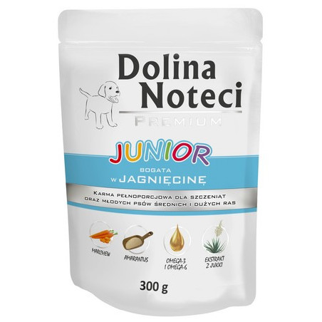Dolina Noteci Premium Junior bogata w jagnięcinę 300g – karma mokra dla szczeniąt
