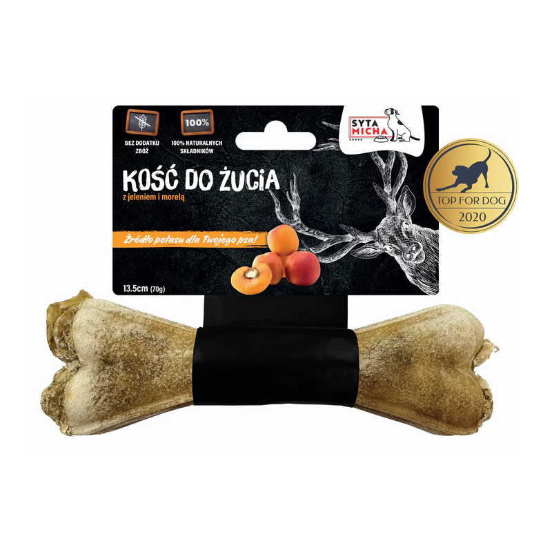 Syta Micha chew bone with deer and apricot 13.5 cm – dog treat