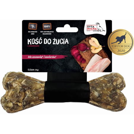 Syta Micha kość do żucia dla szczeniąt 13,5 cm – przysmak dla psa