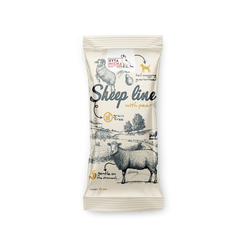Syta Micha Sheep Line kość do żucia owca z gruszką 12 cm – przysmak dla psa