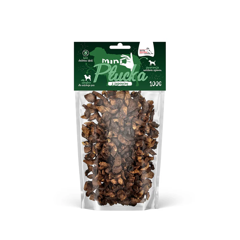 Syta Micha mini lamb lung treats 100g – natural dog treats