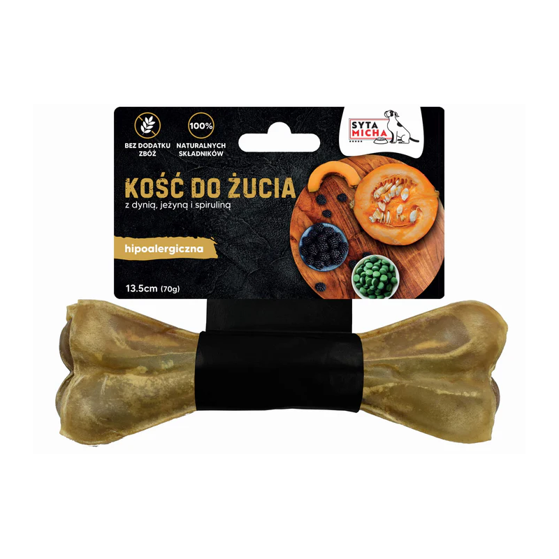Syta Micha kość do żucia hipoalergiczna z koniną 13,5 cm – przysmak dla psa