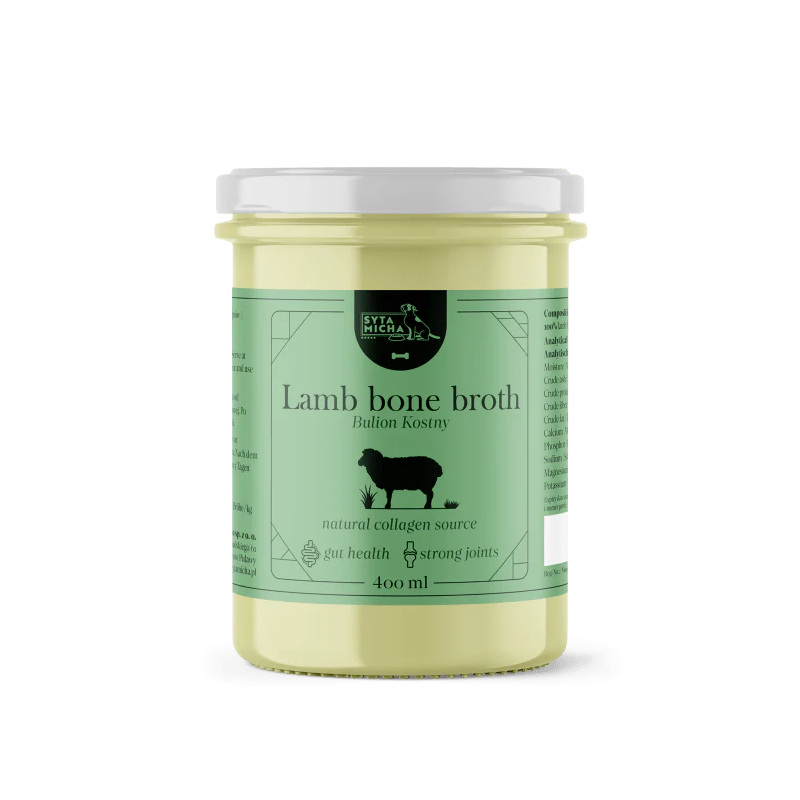 Syta Micha lamb bone broth 400ml – natural dog food topper