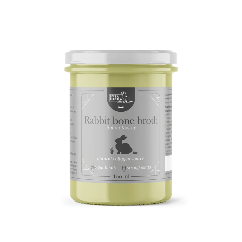 Syta Micha rabbit bone broth 400ml – natural dog food topper