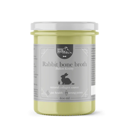 Syta Micha rabbit bone broth 400ml – natural dog food topper