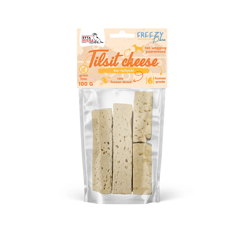 Syta Micha FREEZY Pure freeze-dried Tilsit cheese 100g – dog treats