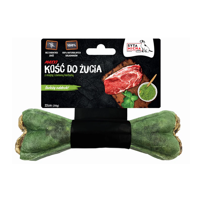 Syta Micha MAXXI kość do żucia na świeży oddech 22 cm – przysmak dla psa