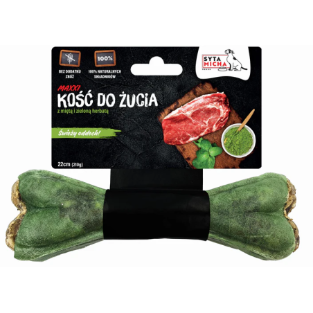 Syta Micha MAXXI kość do żucia na świeży oddech 22 cm – przysmak dla psa