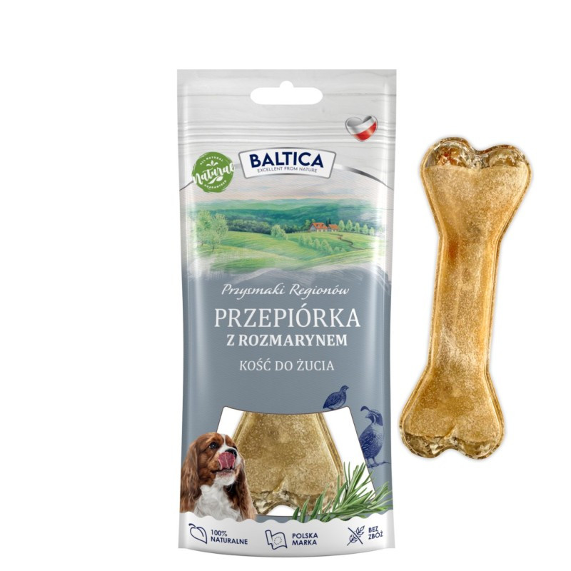 Baltica SR Kość z przepiórką – przysmak do żucia dla psa