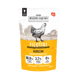 Wiejska Zagroda Chicken Fillets 85 g – wet food for adult cats