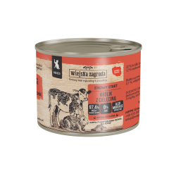 Wiejska Zagroda rabbit with veal 200 g – wet cat food