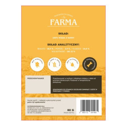 Farma Pies roe deer strips 80 g – natural dog treat