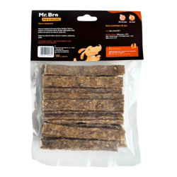 Mr.Bro deer skin strips 12 cm 30 pcs – natural dog chew