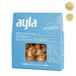 Ayla Filet z piersi indyka liofilizowany 28 g – naturalny przysmak dla psa