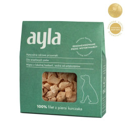 Ayla Filet z piersi kurczaka liofilizowany 28 g – naturalny przysmak dla psa