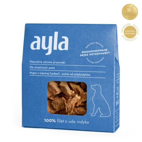 Ayla turkey thigh fillet 28 g – natural dog treat
