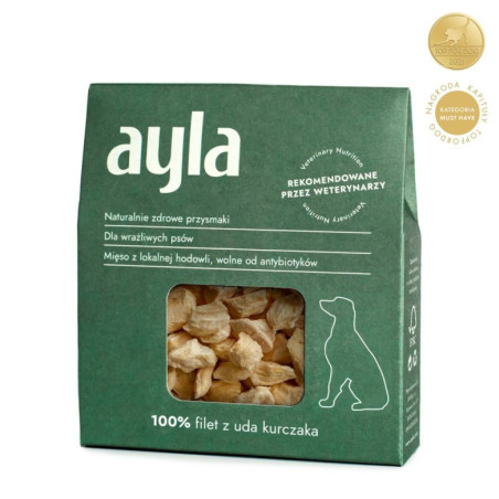 Ayla freeze-dried chicken thigh fillet 28 g – natural dog treat